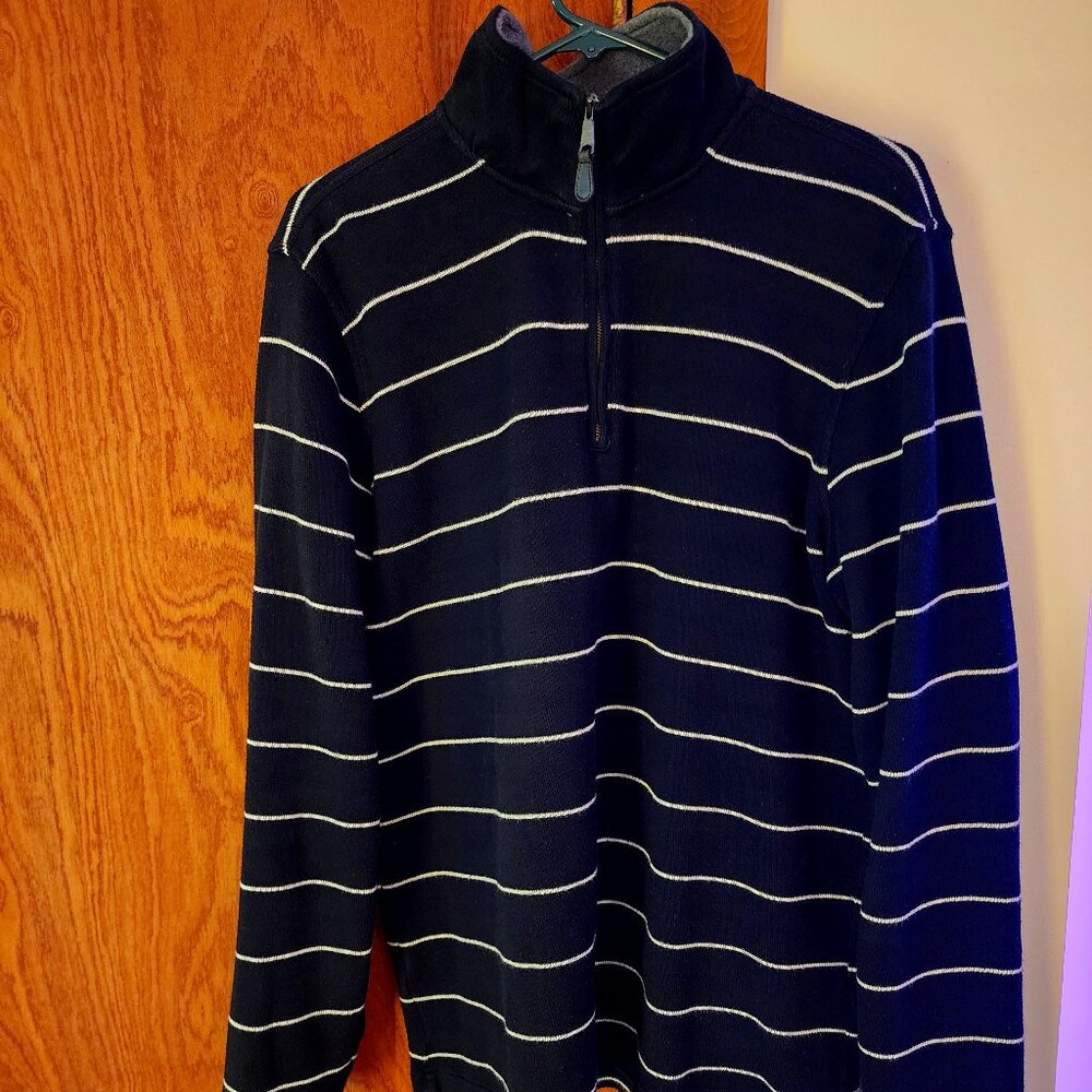 Banana Republic Mens Quarter Zip Sweater Large